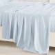 Alice Blue 22 Momme Mulberry Silk Sheet Set Alice Blue 22 Momme Mulberry Silk Sheet Set