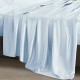 Baby Blue 22 Momme Mulberry Silk Flat Sheet Baby Blue 22 Momme Mulberry Silk Flat Sheet
