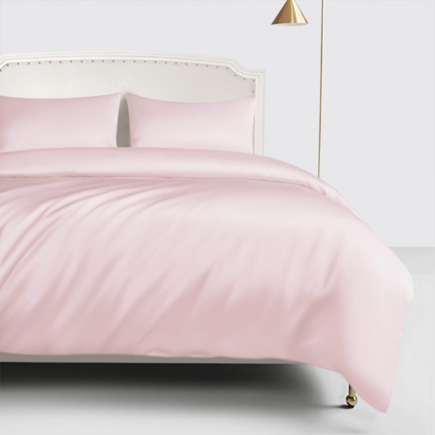 Baby Pink 22 Momme Mulberry Silk Duvet Cover Baby Pink 22 Momme Mulberry Silk Duvet Cover