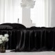 Black 22 Momme Mulberry Silk Sheet Set Black 22 Momme Mulberry Silk Sheet Set
