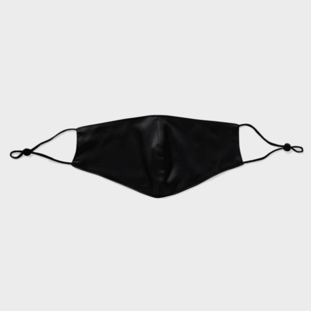 Black Double-Sided 22 Momme Silk Face Mask Black Double-Sided 22 Momme Silk Face Mask