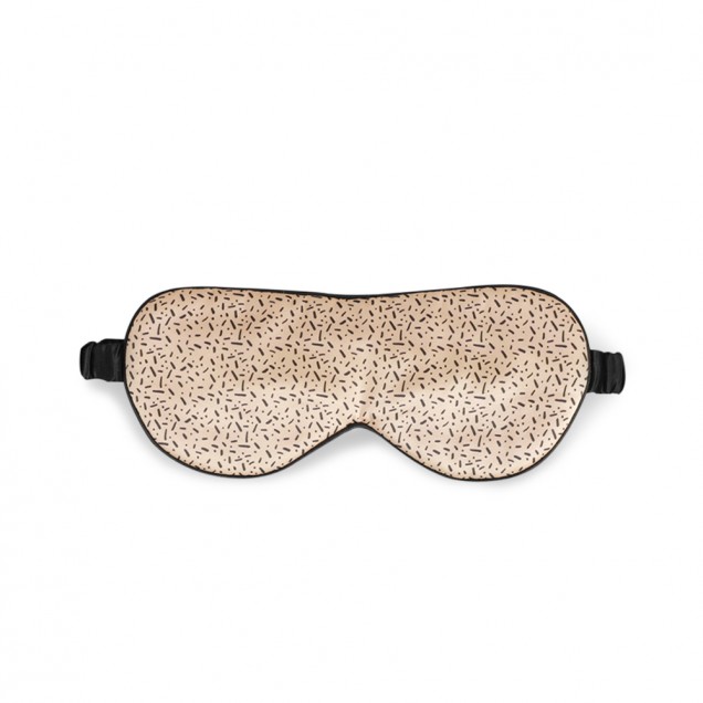 Black & Gold Silk Sleep Mask Black & Gold Silk Sleep Mask