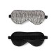 Black & Silver Silk Sleep Mask Black & Silver Silk Sleep Mask
