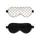 Black & White Heart Silk Sleep Mask Black & White Heart Silk Sleep Mask