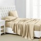 Champagne 22 Momme Mulberry Silk Sheet Set Champagne 22 Momme Mulberry Silk Sheet Set