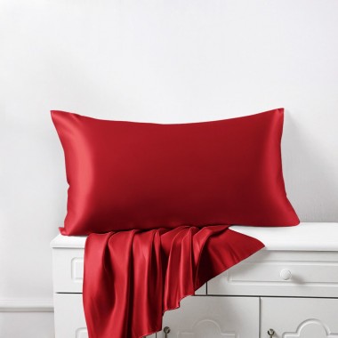 Cherry 22 Momme Mulberry Silk Pillowcase with Hidden Zipper