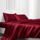 Claret 22 Momme Mulberry Silk Flat Sheet Claret 22 Momme Mulberry Silk Flat Sheet