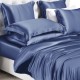 Dark Blue 22 Momme Mulberry Silk Duvet Cover Dark Blue 22 Momme Mulberry Silk Duvet Cover