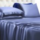 Dark Blue 22 Momme Mulberry Silk Fitted Sheet