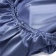 Dark Blue 22 Momme Mulberry Silk Fitted Sheet