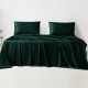 Dark Green 22 Momme Mulberry Silk Sheet Set Dark Green 22 Momme Mulberry Silk Sheet Set
