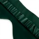 Dark Green & Ivory Suede Rose Silk Eye Mask Dark Green & Ivory Suede Rose Silk Eye Mask