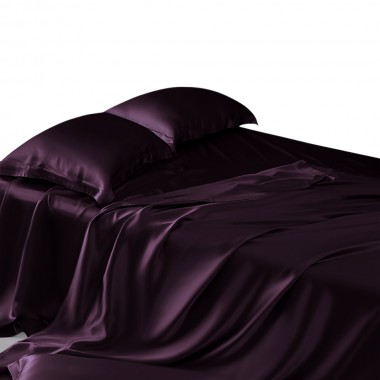 Grape 22 Momme Mulberry Silk Sheet Set