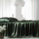 Hunter Green 22 Momme Mulberry Silk Sheet Set Hunter Green 22 Momme Mulberry Silk Sheet Set