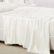 Ivory 22 Momme Mulberry Silk Flat Sheet Ivory 22 Momme Mulberry Silk Flat Sheet