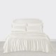 Ivory 3 PCS 22 Momme Mulberry Silk Duvet Cover Set Ivory 3 PCS 22 Momme Mulberry Silk Duvet Cover Set