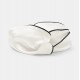 Ivory & Black Silk Headband Ivory & Black Silk Headband