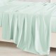 Light Cyan 22 Momme Mulberry Silk Sheet Set Light Cyan 22 Momme Mulberry Silk Sheet Set