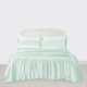 Light Cyan 3 PCS 22 Momme Mulberry Silk Duvet Cover Set Light Cyan 3 PCS 22 Momme Mulberry Silk Duvet Cover Set