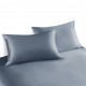 Misty Blue Envelope 22 Momme Mulberry Silk Pillowcase Misty Blue Envelope 22 Momme Mulberry Silk Pillowcase