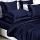 Navy 22 Momme Mulberry Silk Duvet Cover Navy 22 Momme Mulberry Silk Duvet Cover