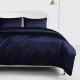 Navy 22 Momme Mulberry Silk Duvet Cover Navy 22 Momme Mulberry Silk Duvet Cover