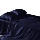 Navy 22 Momme Mulberry Silk Flat Sheet Navy 22 Momme Mulberry Silk Flat Sheet