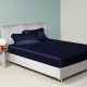 Navy 22 Momme Mulberry Silk Sheet Set Navy 22 Momme Mulberry Silk Sheet Set