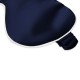 Navy & Ivory Suede Rose Silk Eye Mask Navy & Ivory Suede Rose Silk Eye Mask