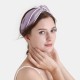 Purple & Ivory Silk Headband Purple & Ivory Silk Headband