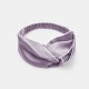Purple & Ivory Silk Headband Purple & Ivory Silk Headband