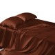 Rust Red 22 Momme Mulberry Silk Sheet Set Rust Red 22 Momme Mulberry Silk Sheet Set