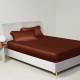 Rust Red 22 Momme Mulberry Silk Sheet Set Rust Red 22 Momme Mulberry Silk Sheet Set