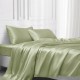 Sage Green 22 Momme Mulberry Silk Flat Sheet Sage Green 22 Momme Mulberry Silk Flat Sheet