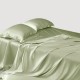 Sage Green 22 Momme Mulberry Silk Flat Sheet Sage Green 22 Momme Mulberry Silk Flat Sheet