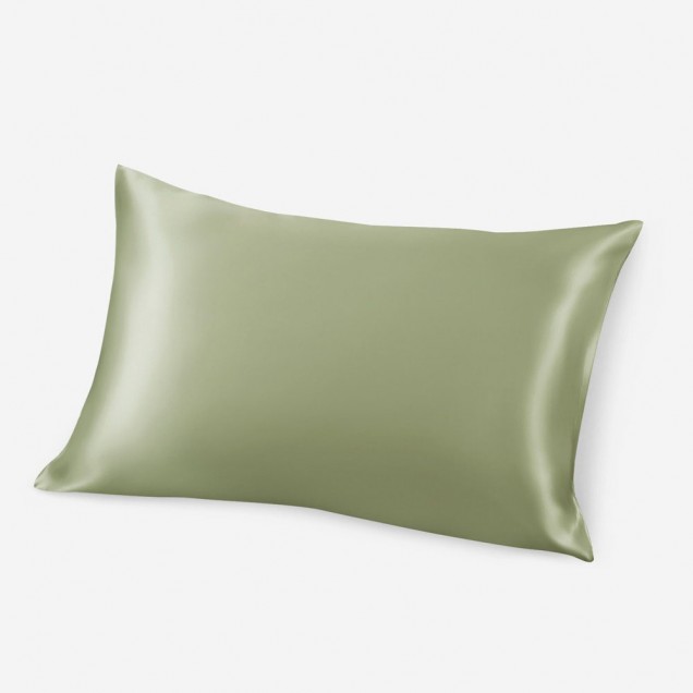Sage Green Envelope 22 Momme Mulberry Silk Pillowcase Sage Green Envelope 22 Momme Mulberry Silk Pillowcase