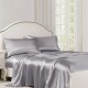 Silver 22 Momme Mulberry Silk Flat Sheet Silver 22 Momme Mulberry Silk Flat Sheet