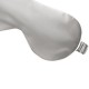 Silver & Ivory Suede Rose Silk Eye Mask Silver & Ivory Suede Rose Silk Eye Mask