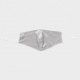 Silver & White Double-Sided 22 Momme Silk Face Mask Silver & White Double-Sided 22 Momme Silk Face Mask