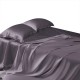 Slate Gray 22 Momme Mulberry Silk Flat Sheet Slate Gray 22 Momme Mulberry Silk Flat Sheet