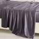Slate Gray 22 Momme Mulberry Silk Flat Sheet Slate Gray 22 Momme Mulberry Silk Flat Sheet