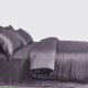 Slate Gray 3 PCS 22 Momme Mulberry Silk Duvet Cover Set Slate Gray 3 PCS 22 Momme Mulberry Silk Duvet Cover Set