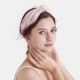 Suede Rose & Ivory Silk Headband Suede Rose & Ivory Silk Headband
