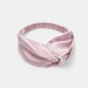 Suede Rose & Ivory Silk Headband Suede Rose & Ivory Silk Headband