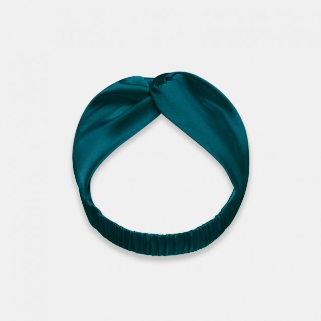 Teal Mulberry Silk Headband Teal Mulberry Silk Headband