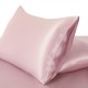 Two Piece Silk Gift Set Suede Rose Pillowcase & Eye Mask Two Piece Silk Gift Set Suede Rose Pillowcase & Eye Mask